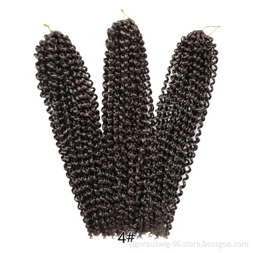 Vigorous Cheap Price Wholesale Marly Extension Deep Wavy Darling Brown Black African Ombre Braiding Hair Synthetic